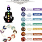 7 Chakra Stones Healing Crystals Tree of Life Wall Hanging Ornament Decoration for Good Luck Reiki Yoga Meditation Protection Mothers Day Mom Gifts