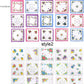 Women Soft Pocket Handkerchiefs Ladies Hankies Vintage Floral Print Handkerchiefs (30 Pieces)