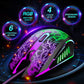BENGOO Gaming Mouse Wired, USB Optical Computer Mice with RGB Backlit, 4 Adjustable DPI up to 3600, Ergonomic Gamer Laptop PC Mouse with 6 Programmable Buttons for Windows 7/8/10/XP Vista Linux -Black