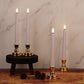 Flameless Flickering Battery Operated Taper Candles Realistic with Timer Remote