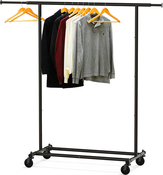 Heavy Duty Clothing Garment Rack, Black