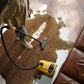 Premium Faux Cowhide Rug 4.6 X 5.2 Feet, Durable and Large Size Cow Print Rugs, Suitable for Bedroom Living Room Western Decor, Faux Fur Animal Cow Hide Carpet, Brown