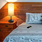 USB Bedside Table Lamp, 2700K 4000K 5000K Nightstand Lamp with Pull Chain, Bedside Lamp with USB Port & AC Outlet, Table Lamp for Bedroom Living Room, Bulb Included, Fabric Linen Lamp Shade