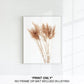 Boho Wall Art Modern Farmhouse Bathroom Decor Cute Pampas Grass Wall Decor Botanical Prints Beige Room Aesthetic Neutral Kitchen Bedroom Decor Set of 4(UNFRAMED 8X10In)