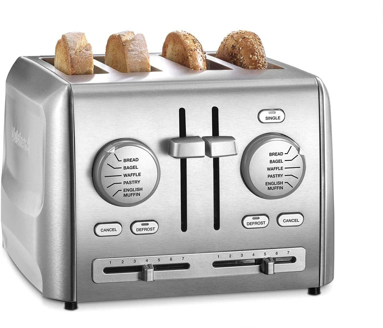 Cuisinart CPT-640FR1621R 4-Slice Toaster Stainless Steel Certified Refurbished