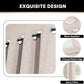 Primitive Textured Linen 100% Blackout Curtains for Bedroom/Living Room Energy Saving Window Treatment Curtain Drapes, Burlap Fabric with White Thermal Insulated Liner (2 Panels, 52 X 84 In, Natural)
