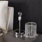 Surpars House Elegant Crystal Silver Table Lamp