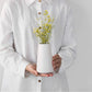 Ceramic Vase - Flower Vase Minimalism Style for Modern Table Shelf Home Decor, Fit for Fireplace Bedroom Kitchen Living Room Centerpieces Office Desk