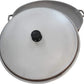 USA 17.9Qt JUMBO Traditional Colombian Caldero (Dutch Oven) for Cooking and Serving, Silver, 17.9 Quart