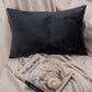 2 Pack Zippered Velvet Queen Pillowcases, Super Soft and Cozy Luxury Fuzzy Flannel Pillow Cases with Zipper, 20X30 Inches, Charcoal Grey