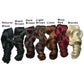 REECHO 14" 1-Pack 3/4 Full Head Wavy Clips in on Synthetic Hair Extensions Hairpieces for Women 5 Clips 3.6 Oz per Piece - Dark Brown