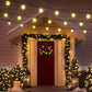 Smart Outdoor String Lights, 96Ft App Control Lights with 6 Scene Modes, IP65 Waterproof Shatterproof Patio Lights with 30 Dimmable Warm White LED Bulbs for for Balcony, Backyard, Party