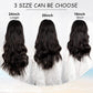 Black Hair Extension for Women Natural Synthetic Clip in Hair Extensions 4PCS Thick Hairpieces Double Weft
