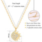 Crescent Moon and Star Pendant Necklace for Women Dainty Snake Tiny Heart Necklace 18K Gold Chain Dainty Micro-Inlaid Zircon Simple Choker Necklace for Women