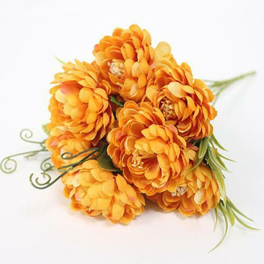 Chrysanthemum Flowers Artificial Bouquet Home Wedding Office Party Decor 7 Heads