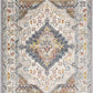 Anja Oriental Medallion Area Rug,5'2" X 7',Grey