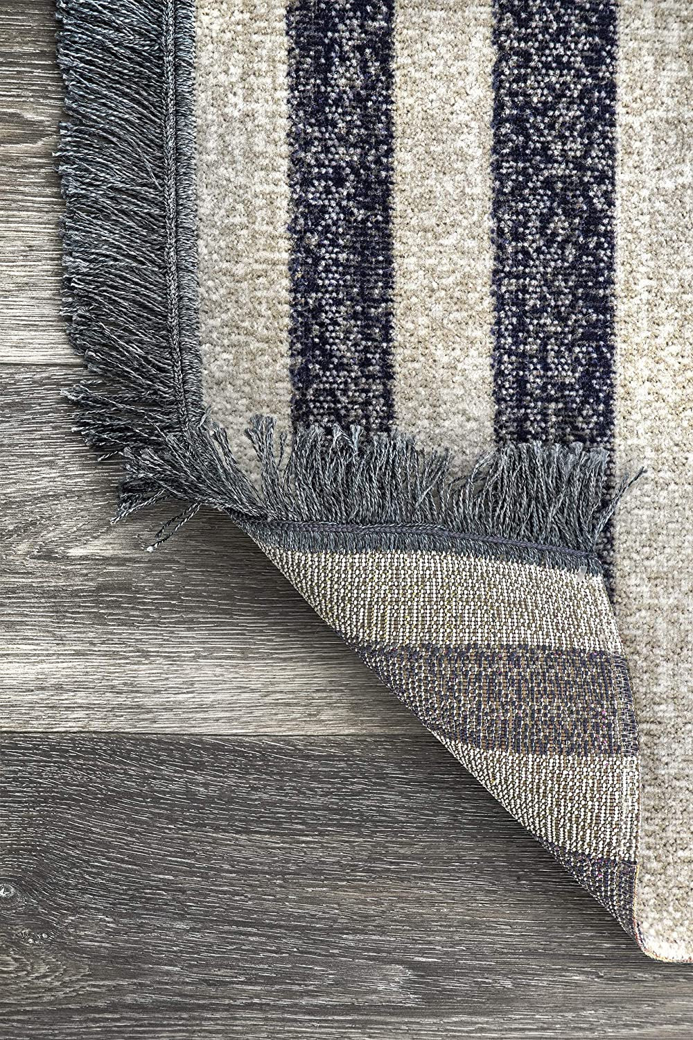 Roberge Diamonds Indoor/Outdoor Runner Rug, 2' 6" X 8', Blue