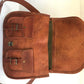 KPL 14 Inch Leather Crossbody Bags Purse Women Shoulder Bag Satchel Ladies Tote Travel Purse Full Grain Leather (Tan Brown)