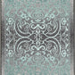 Pelham Vintage Runner Rug Non Slip Washable Hallway Entry Carpet [Made in USA], 2 X 6, Grey/Blue