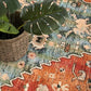 Boho Tribal Area Rug - 2X4.3 Persian Hallway Runner Rug Doormat Bohemian Faux Wool Throw Rug Non-Slip Washable Low-Pile Floor Carpet for Kitchen Laundry Room Entrance Bathroom