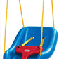 Little Tikes Snug 'N Secure Blue Swing with Adjustable Straps, 2-In-1 for Baby and Toddlers Ages 9 Months - 4 Years
