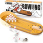 Mini Bowling Set, Wooden Tabletop Bowling Game Desk Toys Desktop Bowling Home Bowling Alleys, Desk Gifts for Coworkers