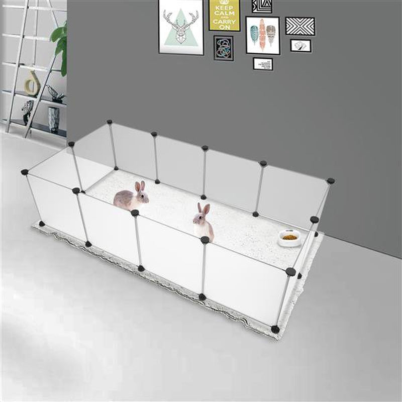 Foldable Dog Playpen Dog Excercise Pen Square Small Dog Fence Dog Play Pen Dog Play Yard Fence Pet Fencing for Dogs Fence Pet Exercise Pen Pet Fence Crate Fence