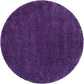 Milan Shag Collection 3' X 5' Purple SG180 Solid Non-Shedding Living Room Bedroom Dining Room Entryway Plush 2-Inch Thick Area Rug