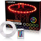 LED Basketball Hoop Lights, Remote Control Basketball Rim LED Light, 16 Color Change by Yourself, Waterproof，Super Bright to Play at Night Outdoors,Good Gift for Kids