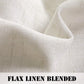 2 Pack Ultra Luxurious High Woven Linen Elegant Curtain Panels Light Reducing Privacy Panels Drapes, Tab Top Curtain Set, Extra Long 52X108-Inch, Natural