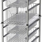 Stackable 3 Tier Sliding Basket Organizer Drawer, Chrome