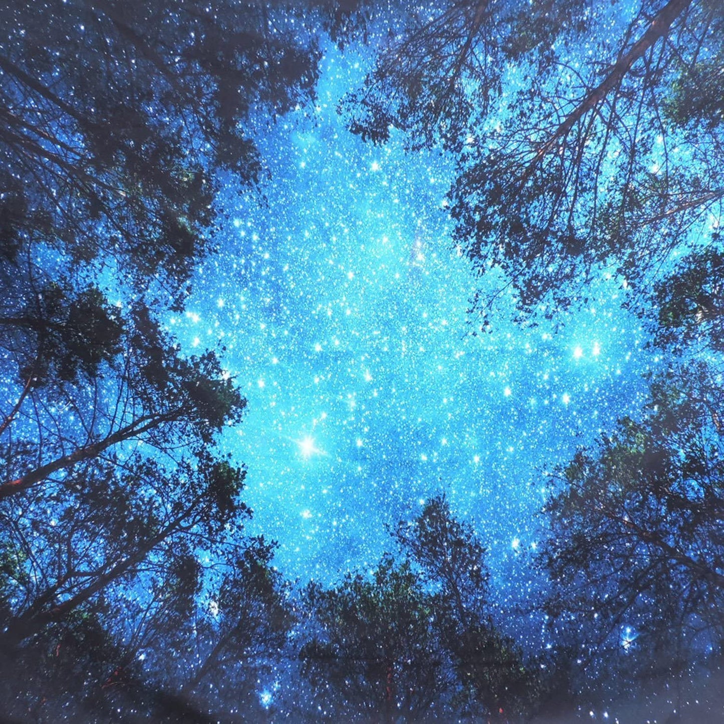 Forest Starry Tapestry Wall Hanging 3D Printing Forest Tapestry Galaxy Tapestry Forest Milky Way Tapestry Tree Tapestry Night Sky Tapestry Wall Tapestry for Dorm Living Room Bedroom (M, 4#Forest Star)
