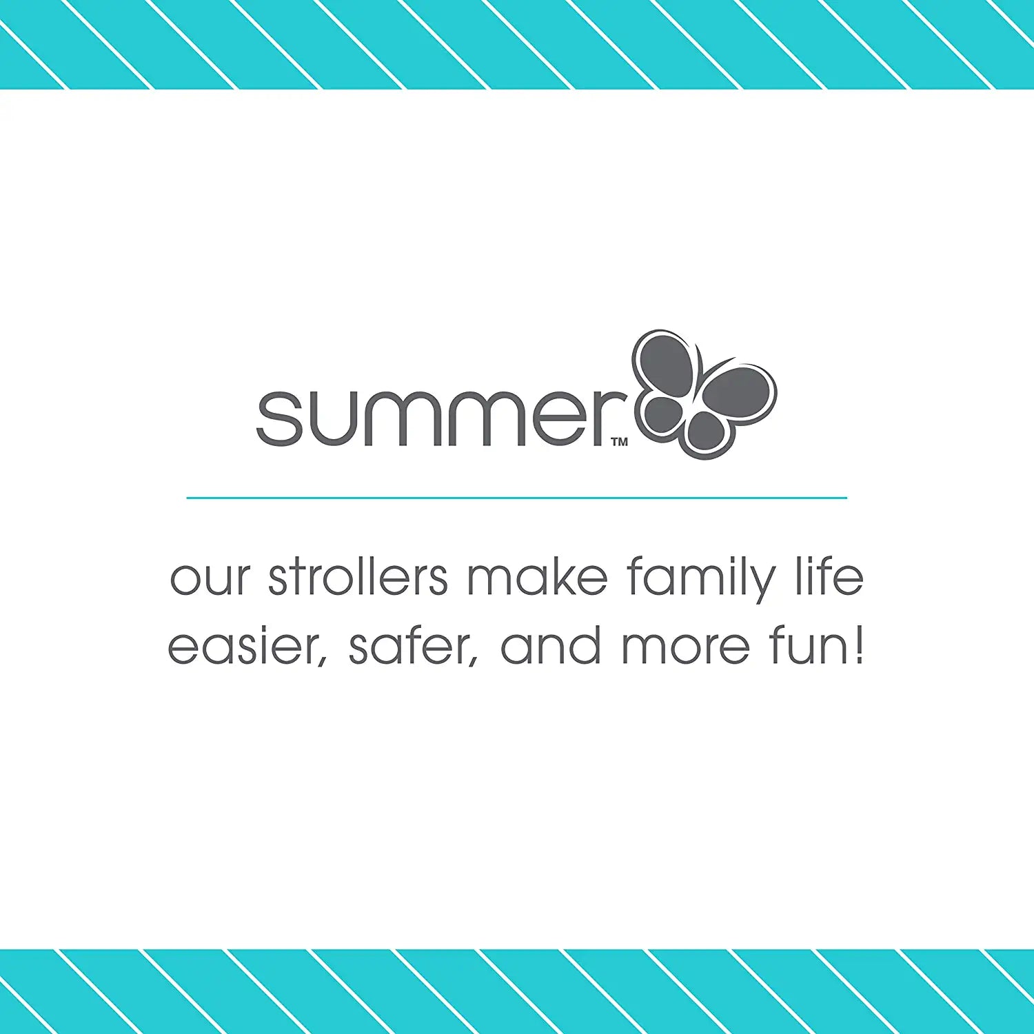Summer 3Dmini Convenience Stroller, Blue/Black – Lightweight Infant Stroller with Compact Fold, Multi-Position Recline, Canopy with Pop Out Sun Visor and More – Umbrella Stroller for Travel and More