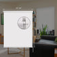 Light Filtering Roller Shades for Windows, UV Protection Fabric Roller Shades Solar Window Roller Blinds for Bedroom, Living Room, Bathroom and Office, 35" W X 72" H, White