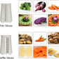 Shining Star Graters for Kitchen,Cheese Grater Efficient Vegetable Slicer with 5 Interchangeable round Stainless Steel Blades,Easy to Clean Rotary Cheese Grater for Fruit,Vegetables,Nuts