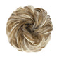 1PCS Messy Hair Bun Hair Scrunchies Extension Messy Synthetic Chignon for Women Updo Hairpiece (12Ah613(Light Golden Brown & Lightest Blonde))