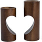 Tea Light Candle Holders for Table Centerpiece, Decorative Wood Tealight Candle Holder Set, Unity Heart Candle Holder for Home Décor