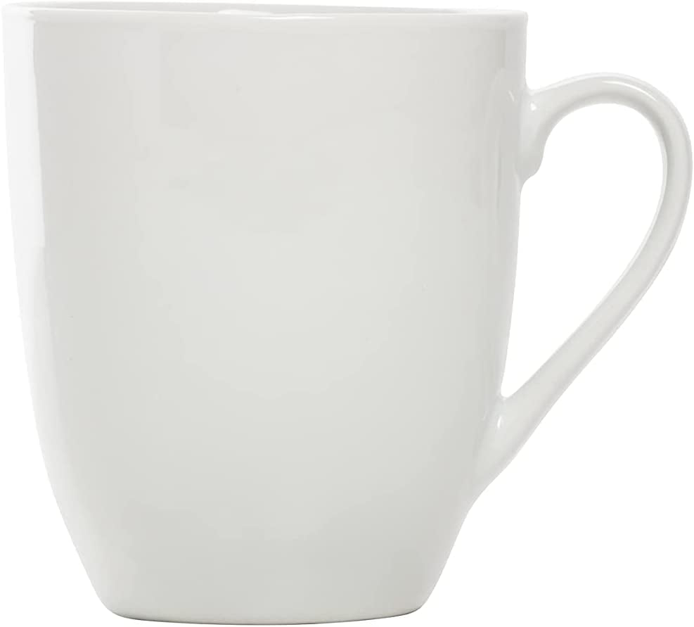 Simply Coupe 16 Piece Dinnerware Set, White - SM-1600-CP-SW