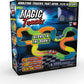 Magic Tracks 10 Foot Glow in the Dark Bendable Flexible Racetrack with LED Light-Up Race Car, Educational Playset Birthday Gift for Ages 3+