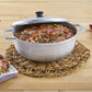 USA 17.9Qt JUMBO Traditional Colombian Caldero (Dutch Oven) for Cooking and Serving, Silver, 17.9 Quart