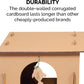 Furhaven Farmhouse Multi-Level Cat Scratcher Hideout W/ Catnip - Cardboard Brown, One Size