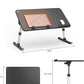 Laptop Desk for Bed, SAIJI Lap Desks Bed Trays for Eating Writing, Adjustable Computer Laptop Stand, Foldable Lap Table in Sofa and Couch (23.6 X 13,Black)