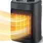 Space Heater, 1500W Electric Heaters Indoor Portable with Thermostat , PTC Fast Heating Ceramic Room Small Heater with Heating and Fan Modes for Bedroom, Office and Indoor Use