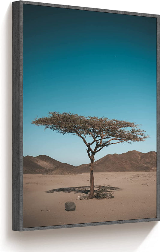 Tree Pictures Wall Decor, Tree Wall Art 12X16 Inch, Black Framed Wall Art, Wall Decor Aesthetic, Home Decorations for Living Room, Bedroom Artwork for Wall over Bed, Artwork for Walls