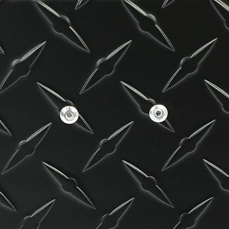 HECASA Griddle Top Cover Lid Diamond Plate Powder Coated Black Aluminum for BBQ 36" Blackstone Griddle Members and Griller