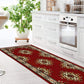 Kashan King Collection Himalayas Oriental Polypropylene Indoor Area Rug Runner (Maroon/Beige, 2' X 7')