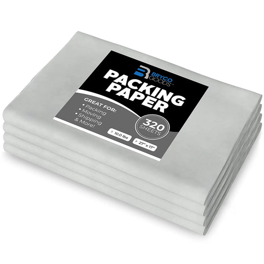 Packing Paper Sheets for Moving - 10Lb - 320 Sheets of Newsprint Paper - Must Have in Your Moving Supplies - 27" X 17" - Made in USA