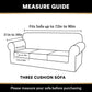 4 Pieces Sofa Covers Stretch Velvet Couch Covers for 3 Cushion Sofa Slipcovers Soft Sofa Slip Covers Furniture Covers with 3 Individual Seat Cushion Covers, Machine Washable (Large, Blue)