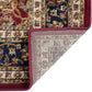 Kirsten Traditional Oriental Red Scatter Mat Rug, 2' X 3'