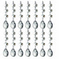 30Pcs Christmas Drops Ornaments Festival Party Xmas Tree Hanging Decorations